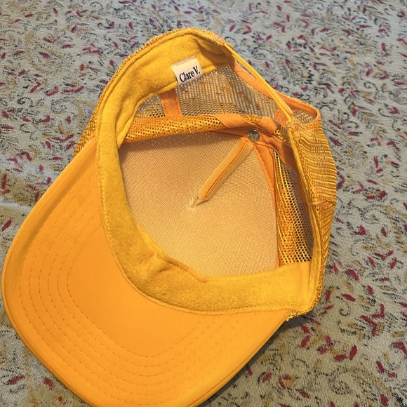 Clare V. Yellow Oui trucker hat - Picture 2 of 2